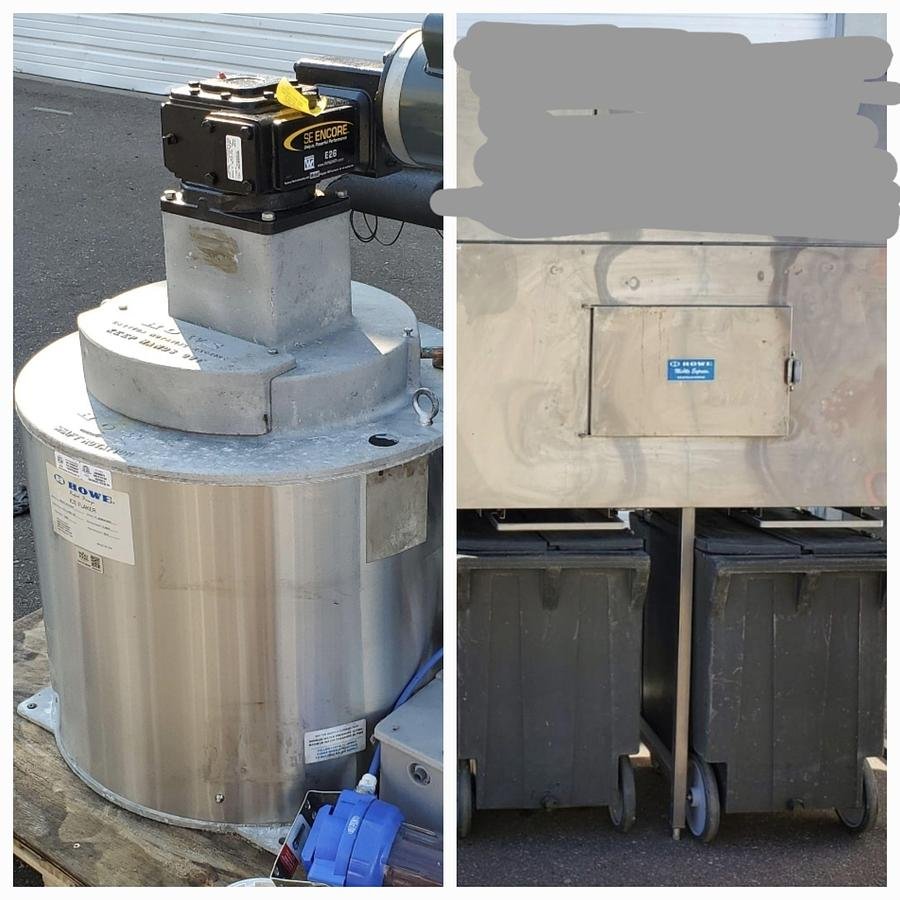 Used HOWE 4000-RLE 4000 LB Ice Maker with Storage Bins