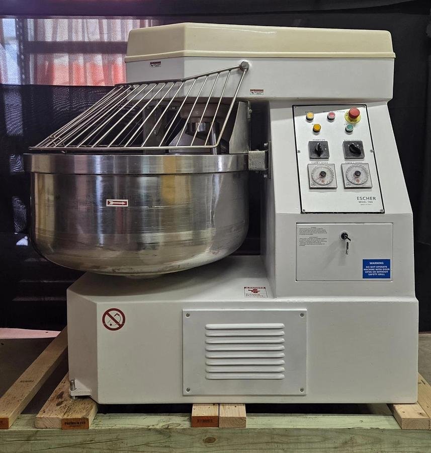 Used ESCHER 160 QUARTS Spiral Dough Mixer