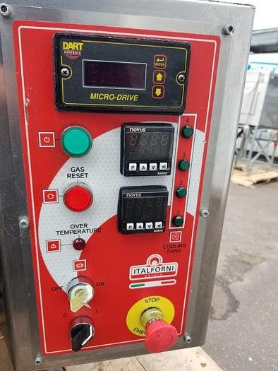 Used ITALFORNI Pesaro Model TSC Stone Conveyor Pizza Bakery Oven Natural Gas