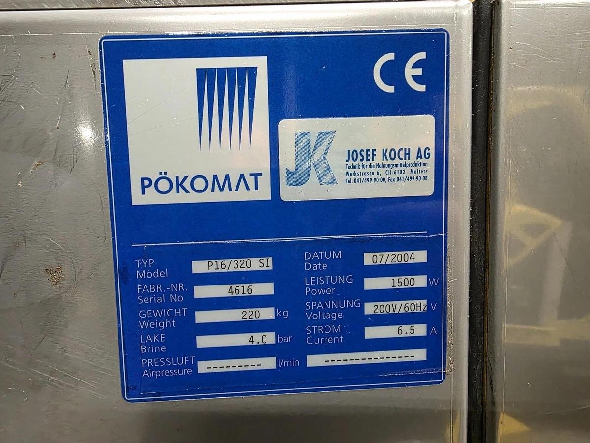 Used POKOMAT P16 / 320 Pickling Brine Injector Meat Tenderizer