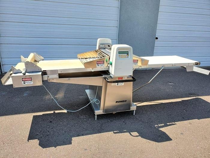 Used Very Nice RONDO Compas DOUGH SHEETER ROLLER with Automatic Dough Reeler