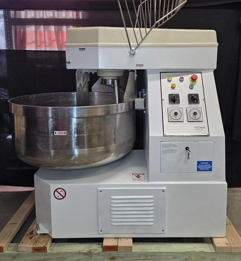 Used ESCHER 160 QUARTS Spiral Dough Mixer